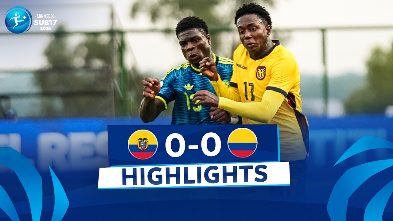 Ecuador U17 vs Colombia U17 Highlights