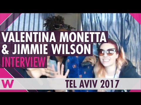 Valentina Monetta & Jimmie Wilson (San Marino 2017) Interview | Israel Calling 2017