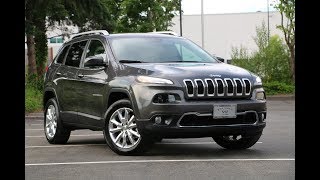 2016 Jeep Cherokee Limited With Navigation & 4WD