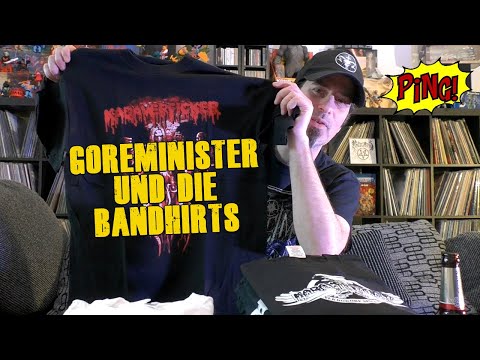 Goreminister und die Bandshirts