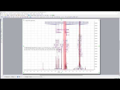MNova NMR analysis part 2 of 3