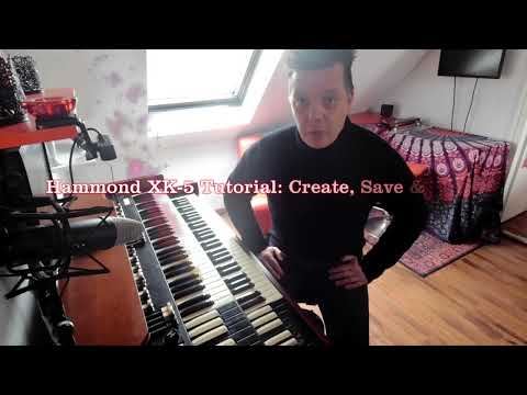 Hammond XK-5 Presets Explained | How to Create, Rename & Save Favorites