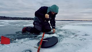 This BIG Fish made the whole Ice Fishing Trip WORTH IT!