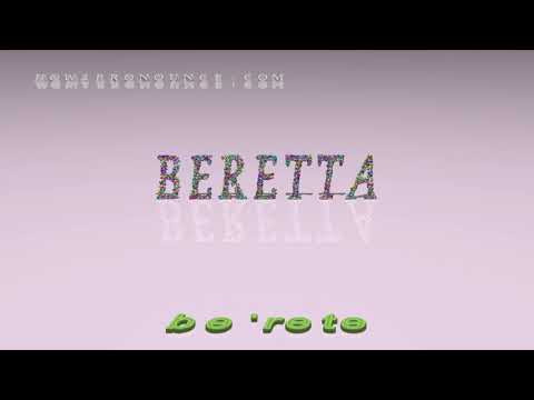 beretta - pronunciation