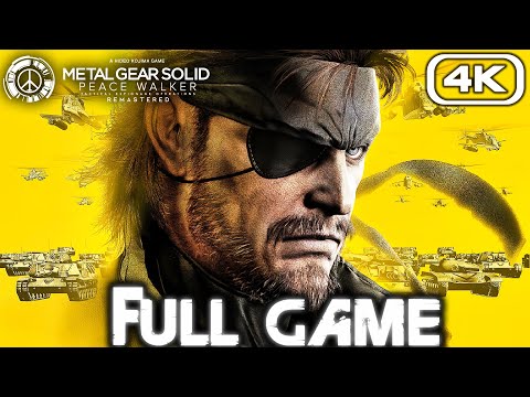 METAL GEAR SOLID PEACE WALKER Gameplay Walkthrough FULL GAME (4K 60FPS) No Commentary