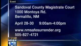 preview picture of video 'Wanted in Bernalillo? Surrender safely'
