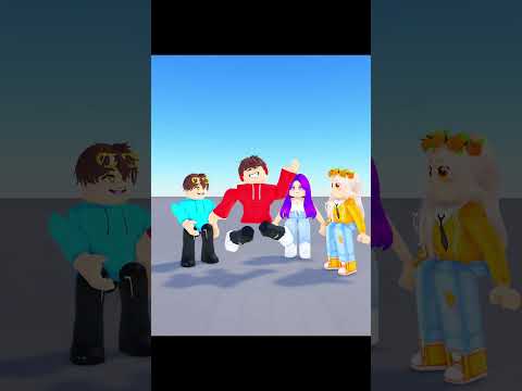 😱Cash and Nico do the flop with Zoey and Mia! #animation #roblox