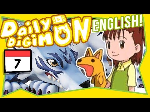 Sock Puppet Garurumon! (Digimon Ver.20th (English), Day 7) - CWK