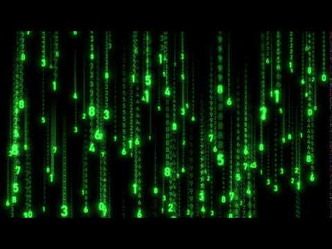 Matrix Digital Rain Background - Free Technology motion background