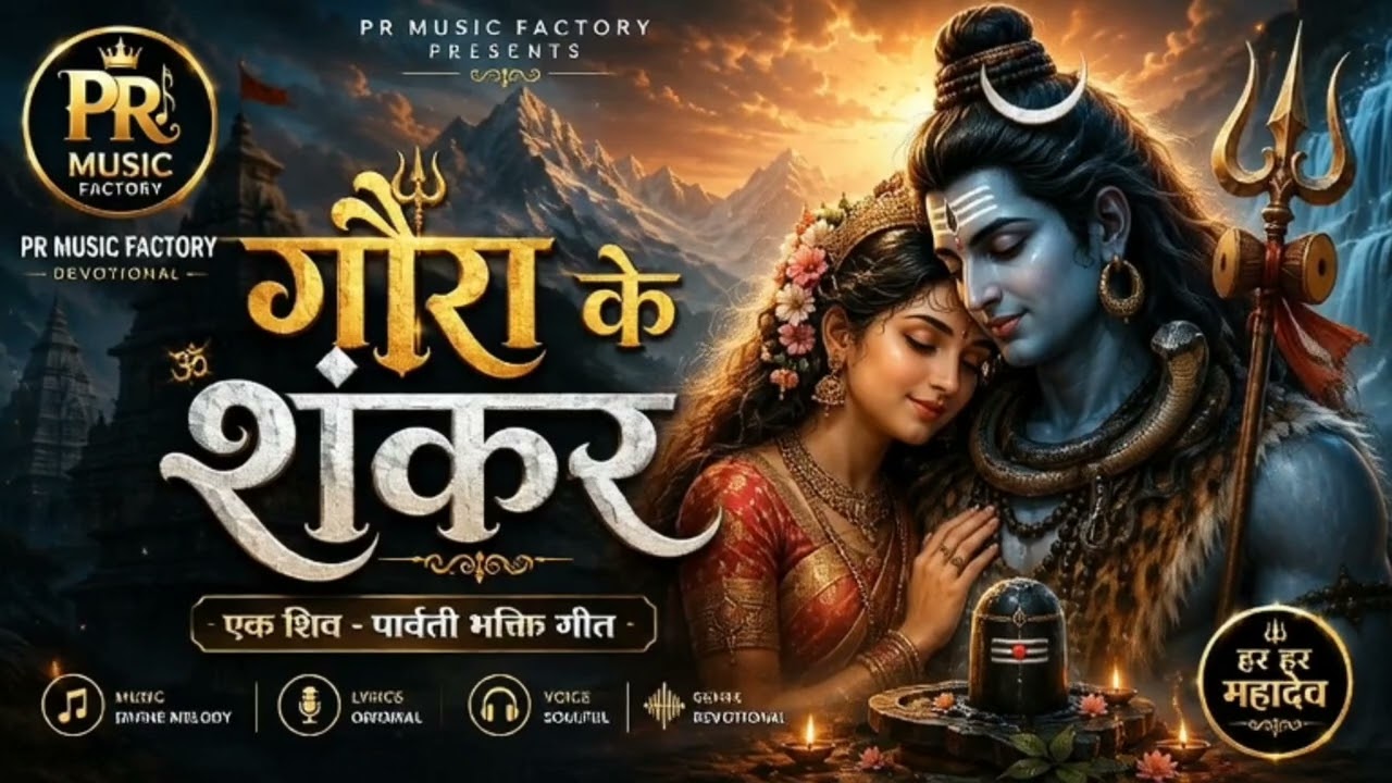 🔱 गौरा के शंकर | | Shiv Parvati Bhakti Song 2026 | PR Music Factory by PR Music Factory — Official Music Video