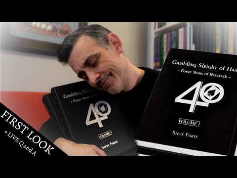 Gambling Sleight of Hand by Steve Forte. First Look and Live Q and A