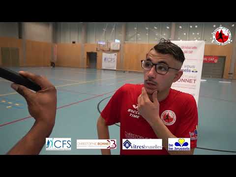 Interview d'Hamza Abouya (après CB Futsal Jette BXL CAP - FT Galaxy Aalst du 28/10/22).