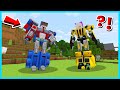 MIPAN ZUZUZU 24 JAM JADI ROBOT TRANSFORMER DI MINECRAFT SURVIVAL MENJADI SUPER KUAT