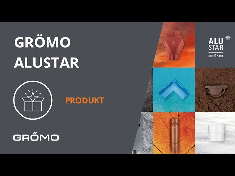 GRÖMO ALUSTAR - Das farbige Dachentwässerungssystem aus Aluminium