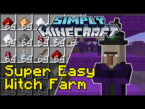 Easy Witch Farm Tutorial | Simply Minecraft (Java Edition 1.17/1.18)