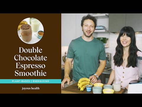 Double Chocolate Espresso Smoothie (IT'S A MEAL IN A CUP!)