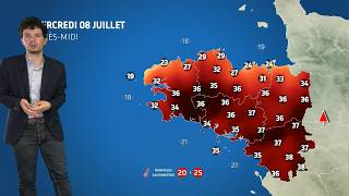 Illustration de l'actualité La météo de votre mercredi 8 juillet 2026