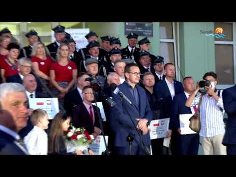 Kampania prezydencka. Premier Mateusz Morawiecki w Suwałkach Kampania prezydencka. Premier Mateusz Morawiecki w Suwałkach