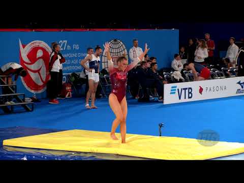 KEALY Megan (GBR) W - 2019 Trampoline Worlds, Tokyo (JPN) - Qualification Tumbling R1