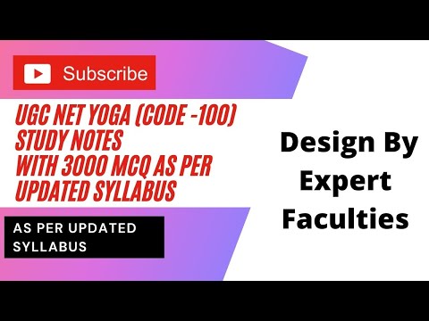 Ugc net yoga(paper-2) complete study notes with 3000 questio...