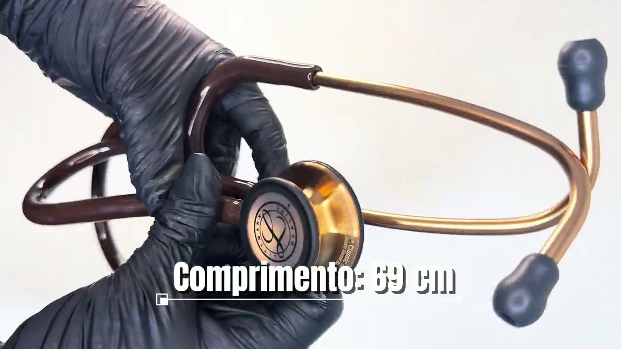 Estetoscópio 3M Littmann® Classic III 5809 Chocolate com Cobre