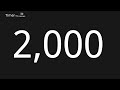 2000 Second Countdown Timer