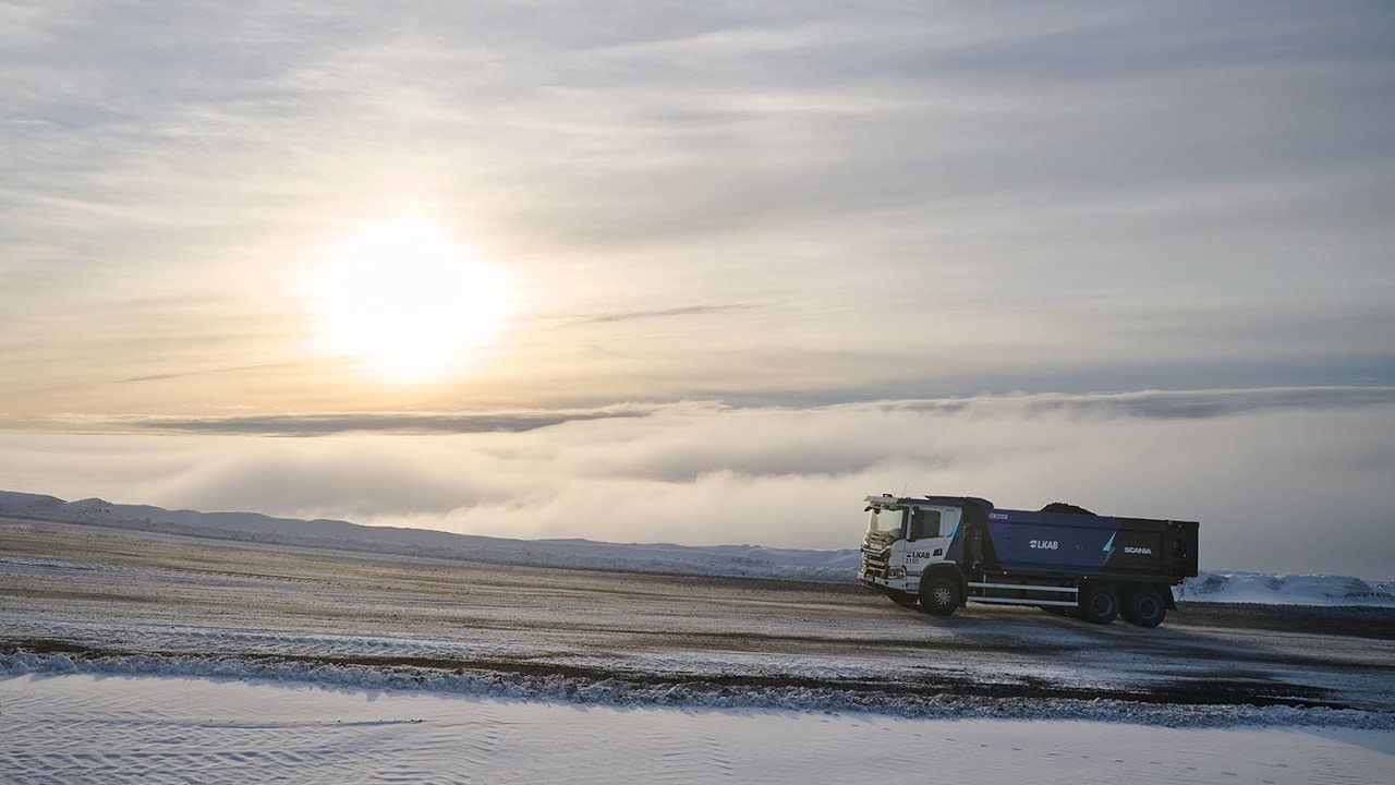 Scania electric mining truck