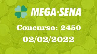 Mega Sena Resultado| Resultado Mega 2450| Mega Sena Resultado De Hoje