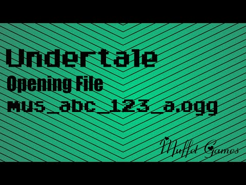 Opening Unused Undertale Audio