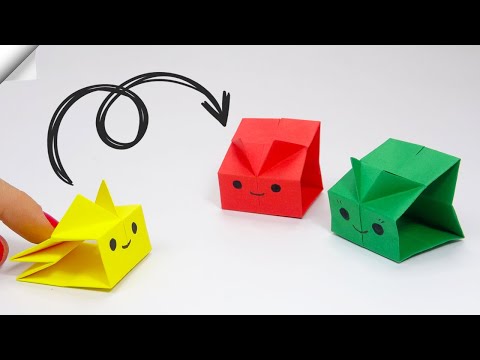 DIY crafts easy Paper toy antistress transformer