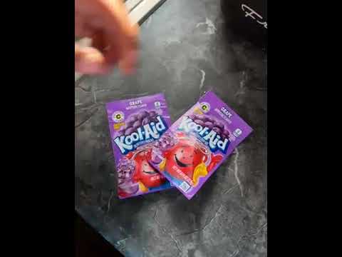 Empty pack of kool aid