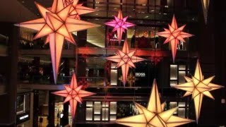 Time Warner Center Light Show "Holiday Under the Stars" NYC