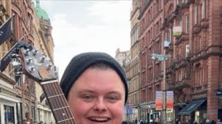 Busker in Glasgow