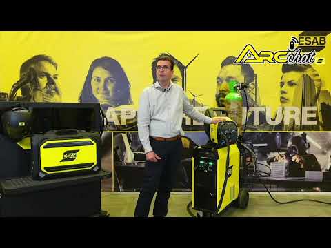 ESAB Arc Chat Series 3 Episode 2, New Fabricator inverter MIG systems with separate wire-feeders.
