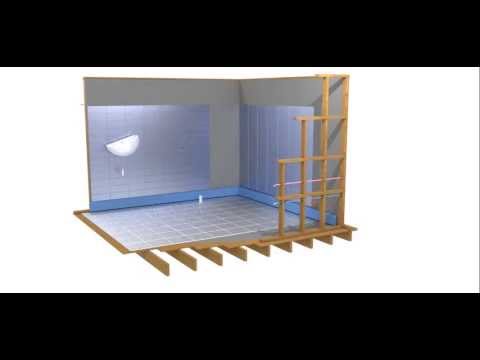 3D Animation - generic cutaway bathroom sample by Dolphin Studios - 3Design