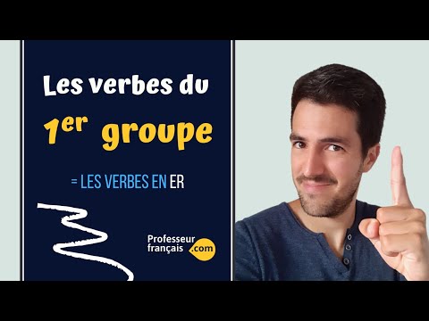 Les verbes du premier groupe - cours de français - Guillaume Posé