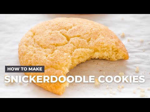 How to Make Snickerdoodle Cookies | A Family Favourite!
