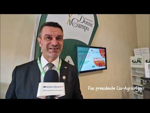 Assemblea Donne in Campo Cia: intervista a Cristano Fini, presidente Cia Nazionale