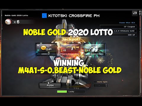 Crossfire Philippines: WINNING NOBLE GOLD 2020 LOTTO!! + GAMEPLAY!