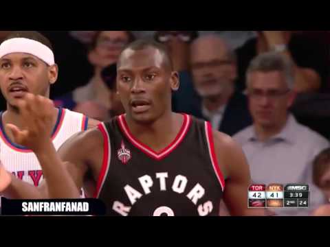 Kyle Lowry TRIPLE DOUBLE at Knicks (2016/02/22) - 22 Pts, 11 Assists, 11 Rebs!