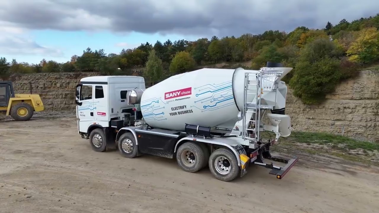 SANY eTrucks 8x4 Truck Chassis e435 — video thumbnail (YouTube)