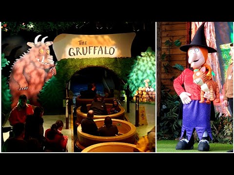 Gruffalo river ride Adventure & Room on the Broom, Chessington World of Adventures & Julia Donaldson
