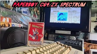 Paperboy comparison on the C64/Zx Spectrum