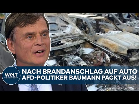 AFD: Brandanschlag auf Auto von Bernd Baumann! Bekennerschreiben! Politiker äußert sich zur Lage