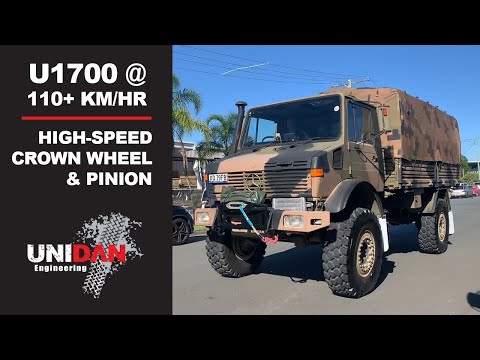 U1700 UNIMOG @ 110KM/HR!! High-Speed Crown Wheel & Pinion!