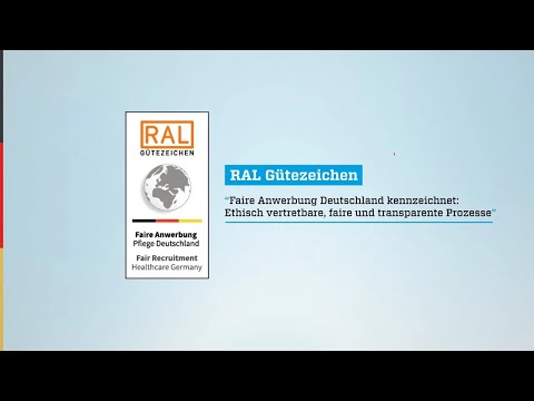 RAL Gütezeichen Faire Anwerbung Pflege Deutschland 2024