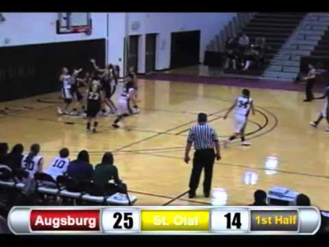 Augsburg Women's Basketball Highlights - St. Olaf