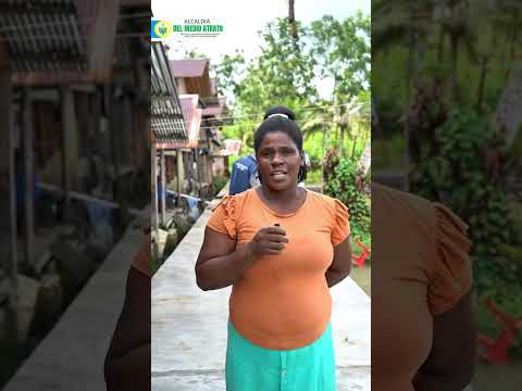 Alcaldía del Medio Atrato- inauguró un puente de 115 metros en la comunidad de Baudocito,