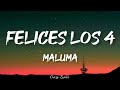 Maluma - Felices los 4 (Official Lyrics Video)