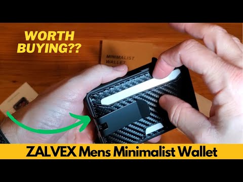 ZALVEX Wallet for Men, Mens Minimalist Wallet 9 13 Cards, Slim Compact Wallet - Worth Buying?